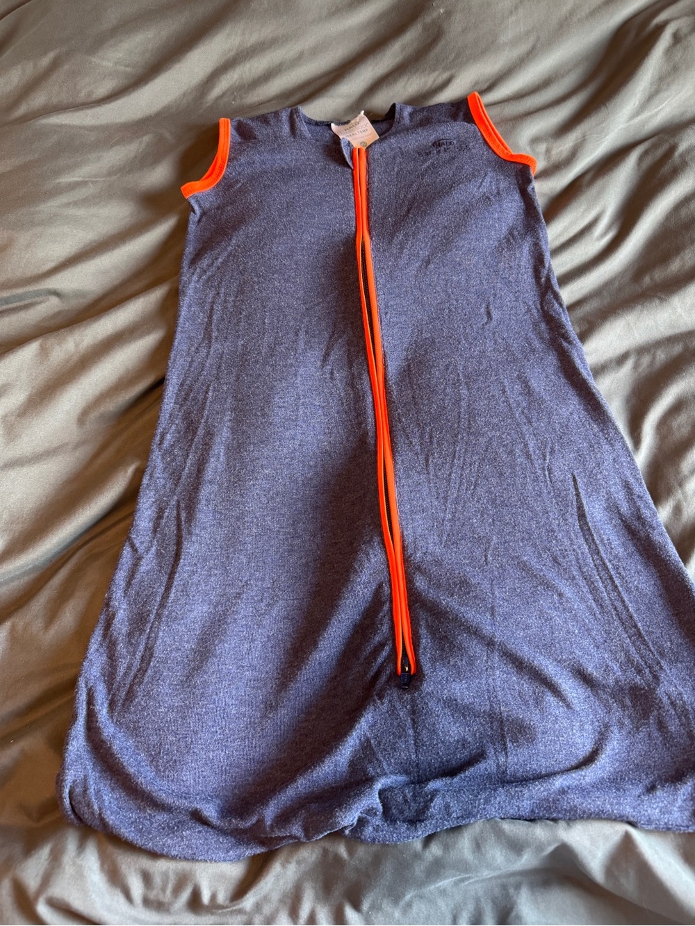 Halo IdealTemp Sleep Sack - Navy with Bright Orange Trim